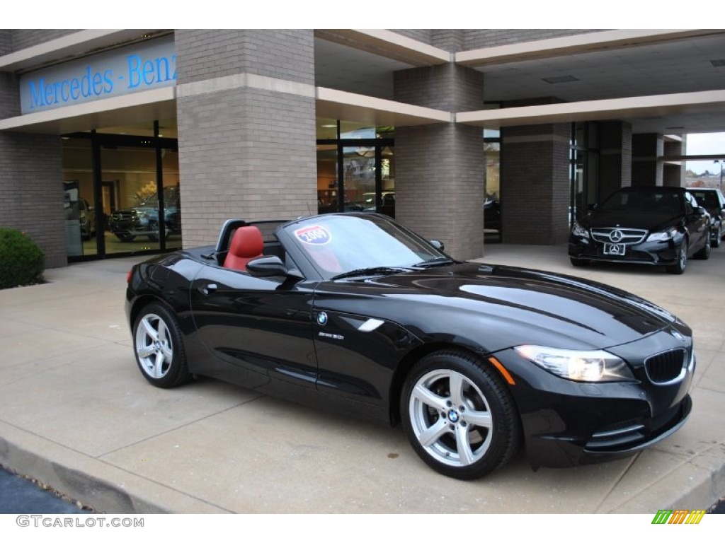 Jet Black 2009 BMW Z4 sDrive30i Roadster Exterior Photo #87825623