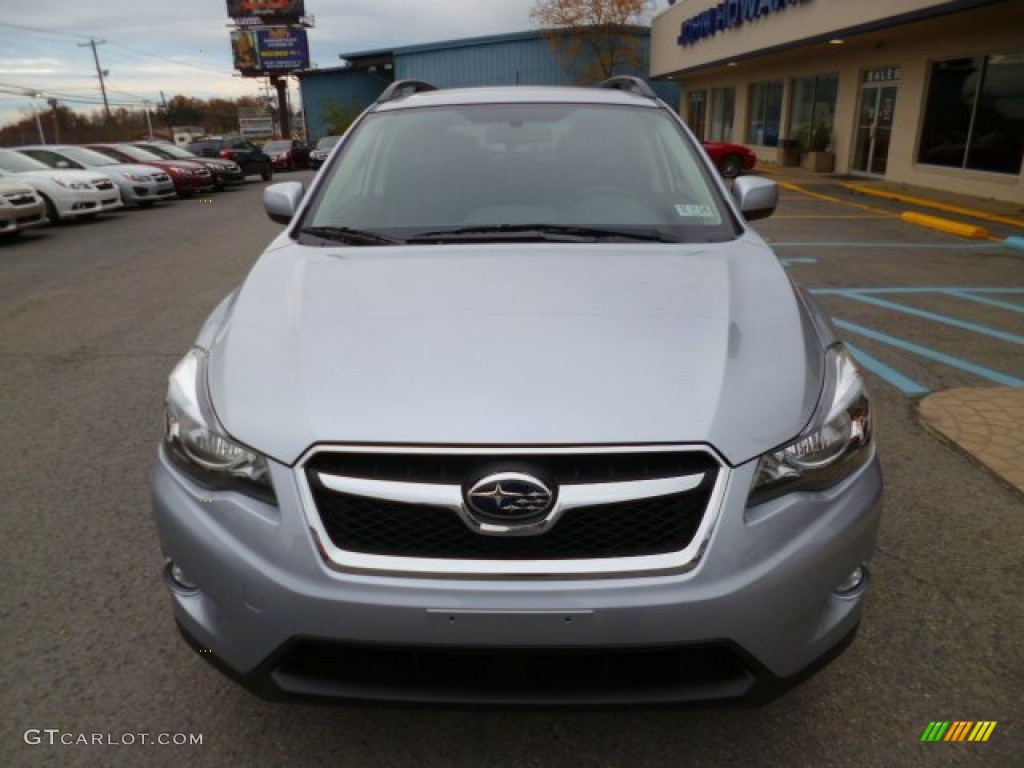 2014 XV Crosstrek 2.0i Premium - Ice Silver Metallic / Black photo #2