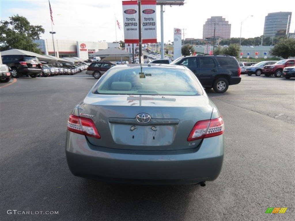 2011 Camry LE - Spruce Green Mica / Bisque photo #6