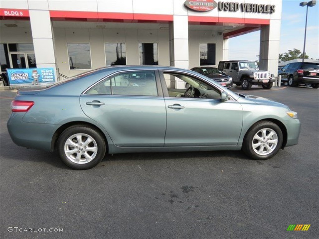 2011 Camry LE - Spruce Green Mica / Bisque photo #8