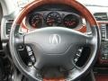 2005 Acura MDX Ebony Interior Steering Wheel Photo