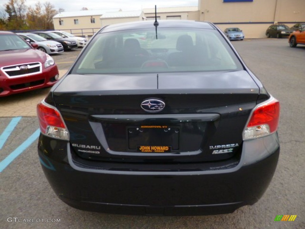 2014 Impreza 2.0i 4 Door - Dark Gray Metallic / Black photo #6