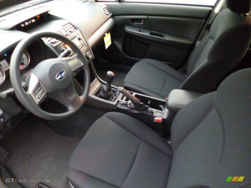 Black Interior 2014 Subaru Impreza 2.0i 4 Door Photo #87828062