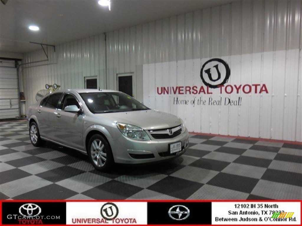 2007 Aura XE - Silver Pearl Metallic / Gray photo #1