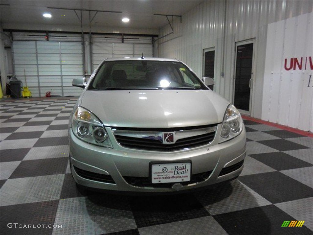 2007 Aura XE - Silver Pearl Metallic / Gray photo #2