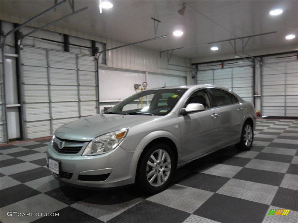 2007 Aura XE - Silver Pearl Metallic / Gray photo #3