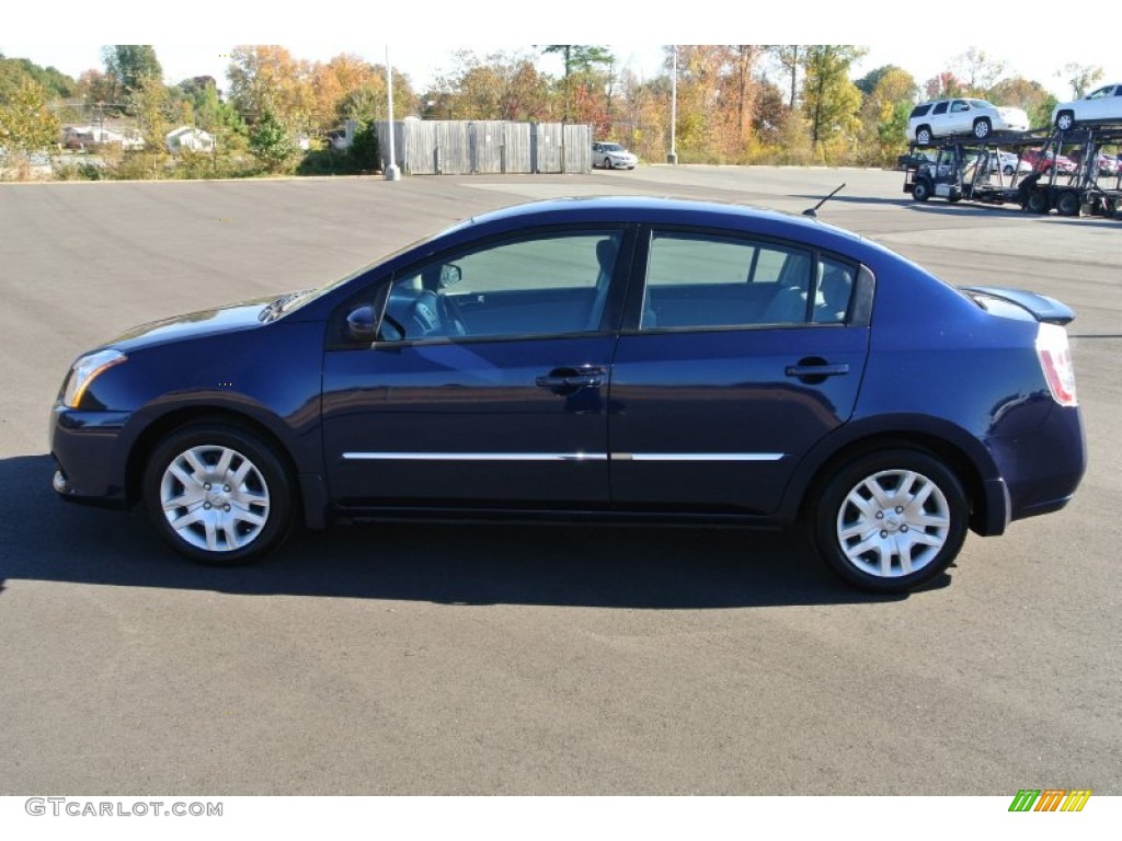 2012 Sentra 2.0 S - Blue Onyx / Charcoal photo #3