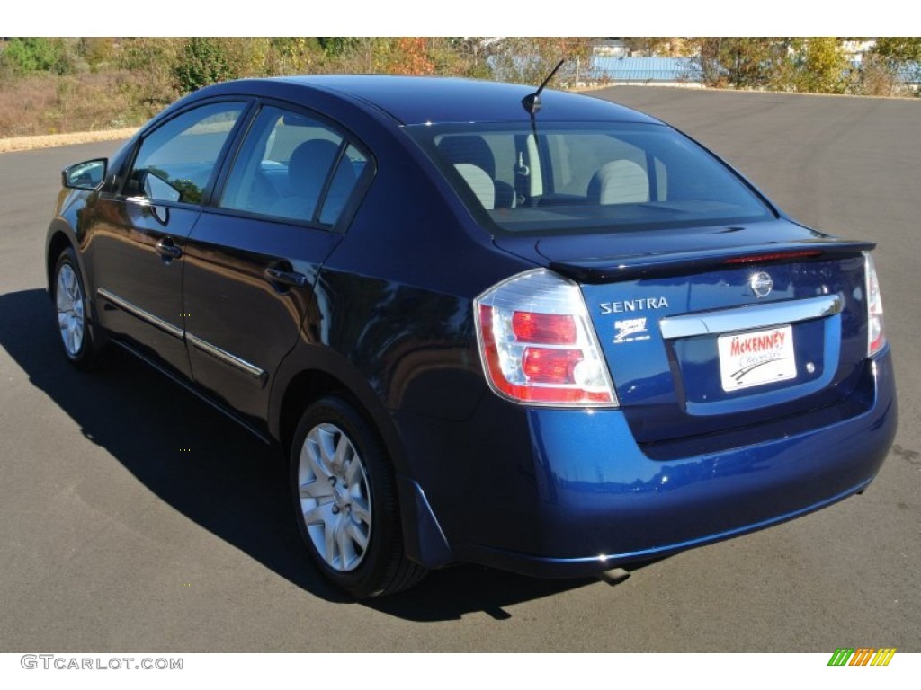 2012 Sentra 2.0 S - Blue Onyx / Charcoal photo #4