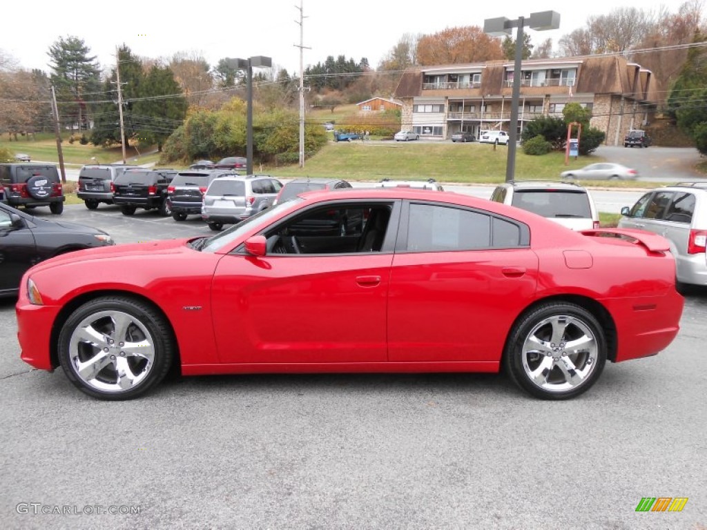 2013 Charger R/T - Redline 3 Coat Pearl / Black photo #4