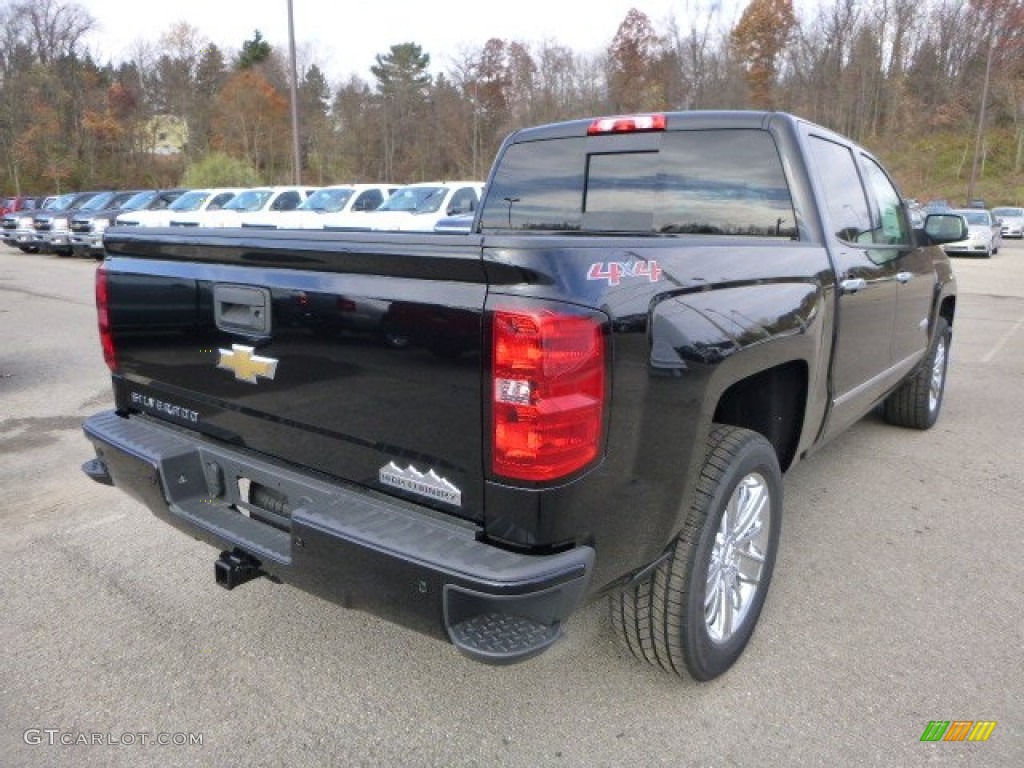 Black 2014 Chevrolet Silverado 1500 High Country Crew Cab 4x4 Exterior Photo #87829391