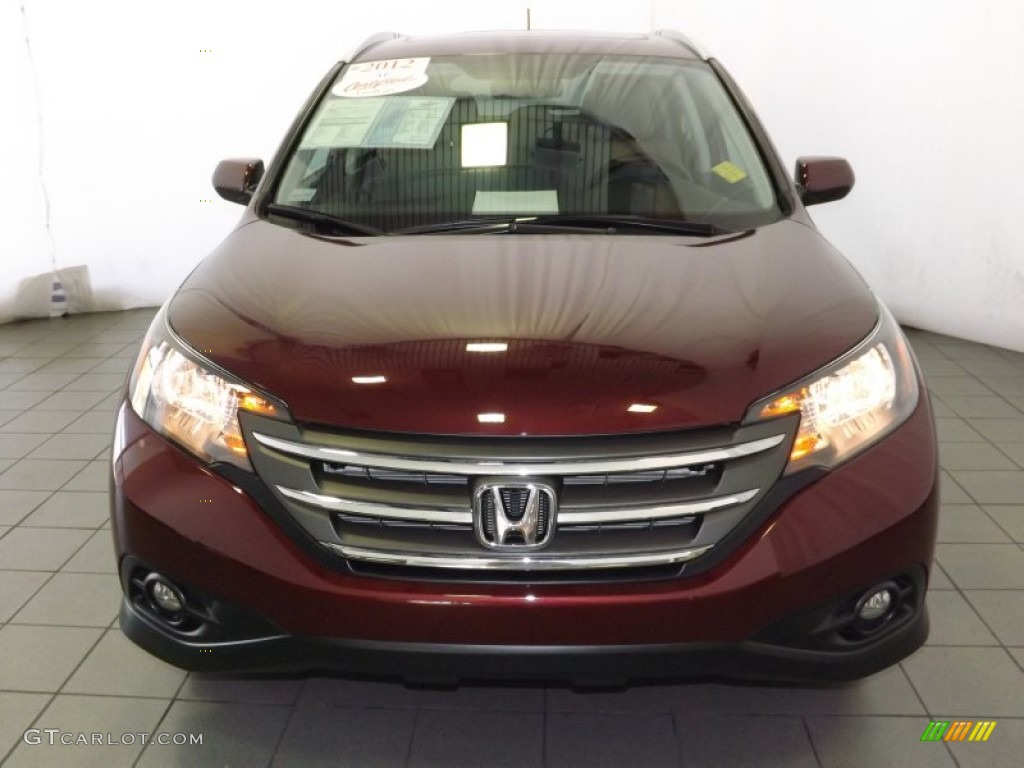 2012 CR-V EX-L - Basque Red Pearl II / Gray photo #2