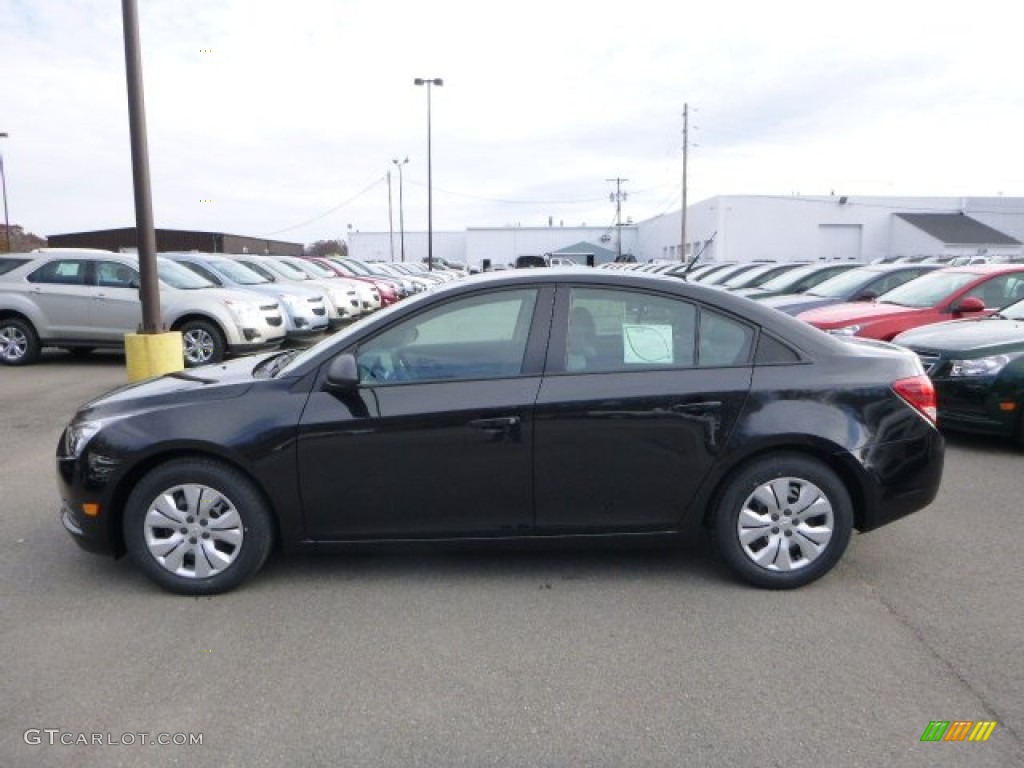 2014 Cruze LS - Black Granite Metallic / Jet Black/Medium Titanium photo #2