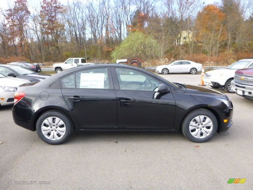 2014 Cruze LS - Black Granite Metallic / Jet Black/Medium Titanium photo #6