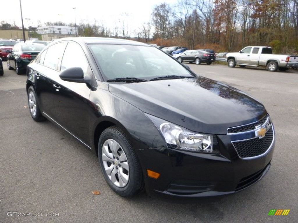 2014 Cruze LS - Black Granite Metallic / Jet Black/Medium Titanium photo #7