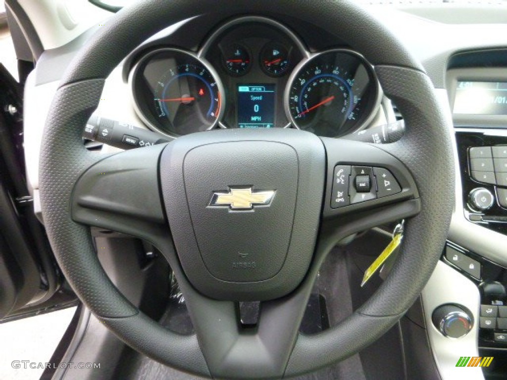 2014 Cruze LS - Black Granite Metallic / Jet Black/Medium Titanium photo #17