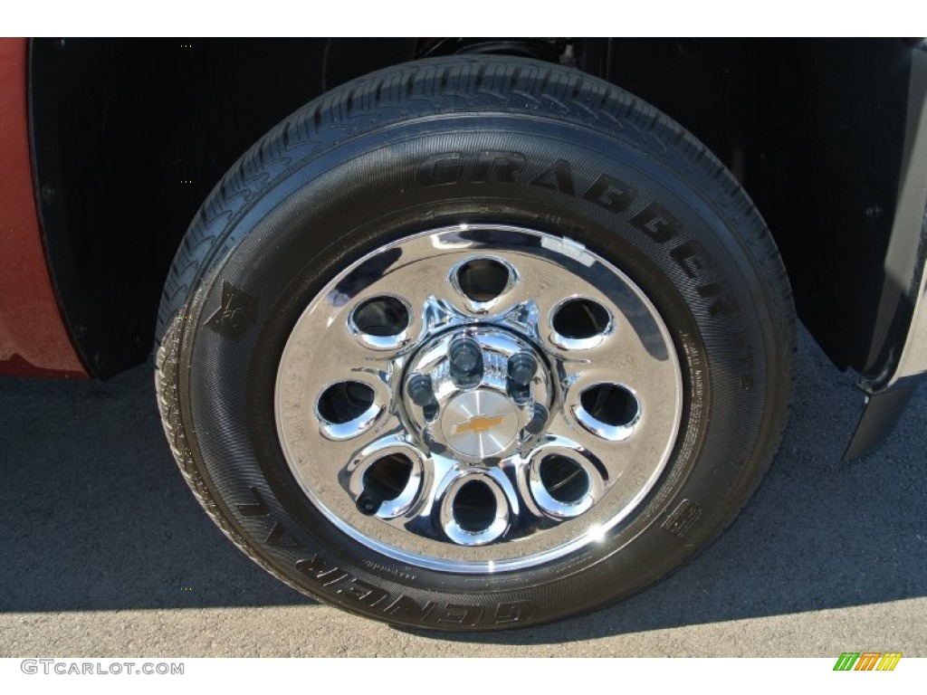 2013 Silverado 1500 LT Extended Cab - Deep Ruby Metallic / Light Titanium/Dark Titanium photo #23