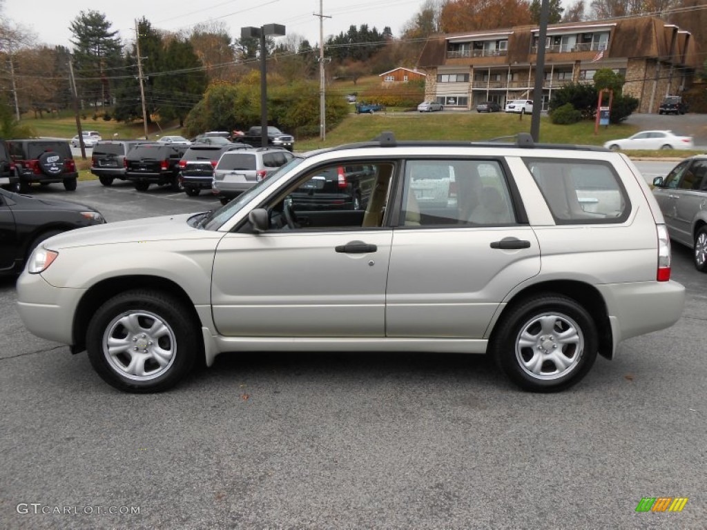 2006 Forester 2.5 X - Champagne Gold Opal / Desert Beige photo #4