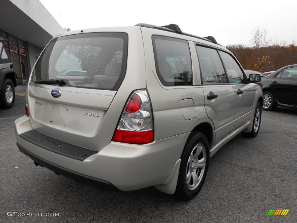 2006 Forester 2.5 X - Champagne Gold Opal / Desert Beige photo #7