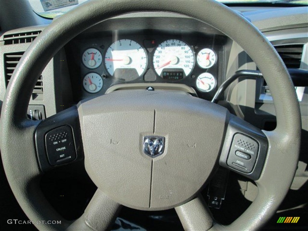 2008 Ram 1500 SLT Regular Cab - Brilliant Black Crystal Pearl / Medium Slate Gray photo #14