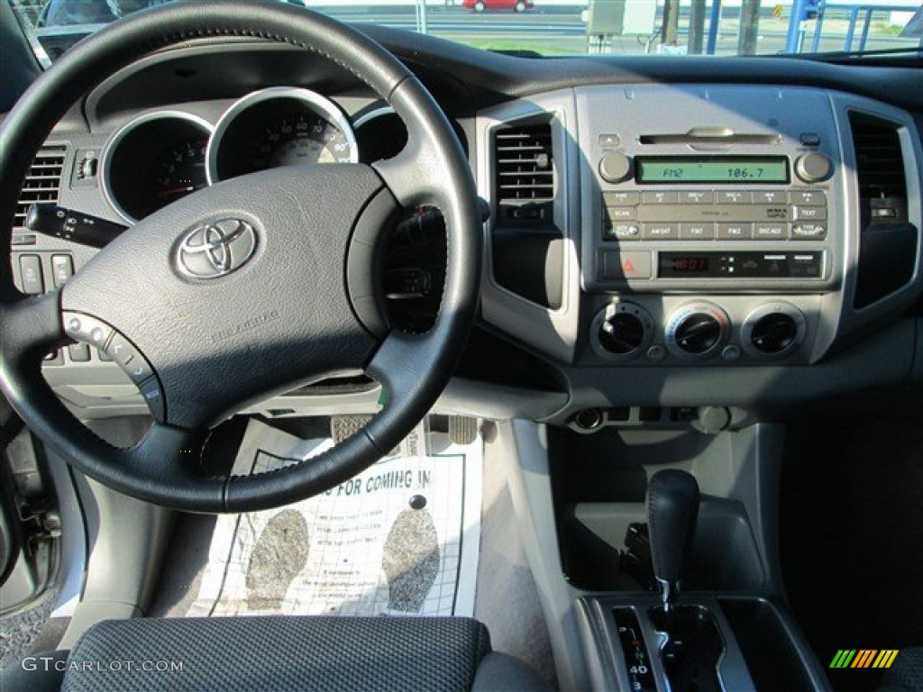 2009 Tacoma V6 PreRunner TRD Double Cab - Silver Streak Mica / Graphite Gray photo #11