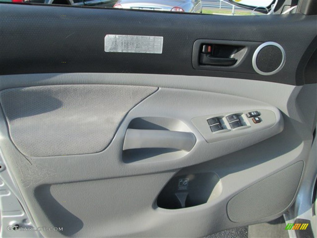 2009 Tacoma V6 PreRunner TRD Double Cab - Silver Streak Mica / Graphite Gray photo #12