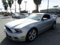 2014 Ingot Silver Ford Mustang GT Premium Coupe  photo #1