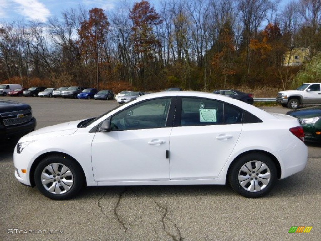Summit White 2014 Chevrolet Cruze LS Exterior Photo #87832085