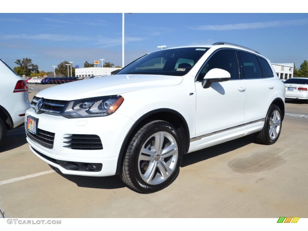 Pure White 2014 Volkswagen Touareg TDI R-Line 4Motion Exterior Photo #87832116