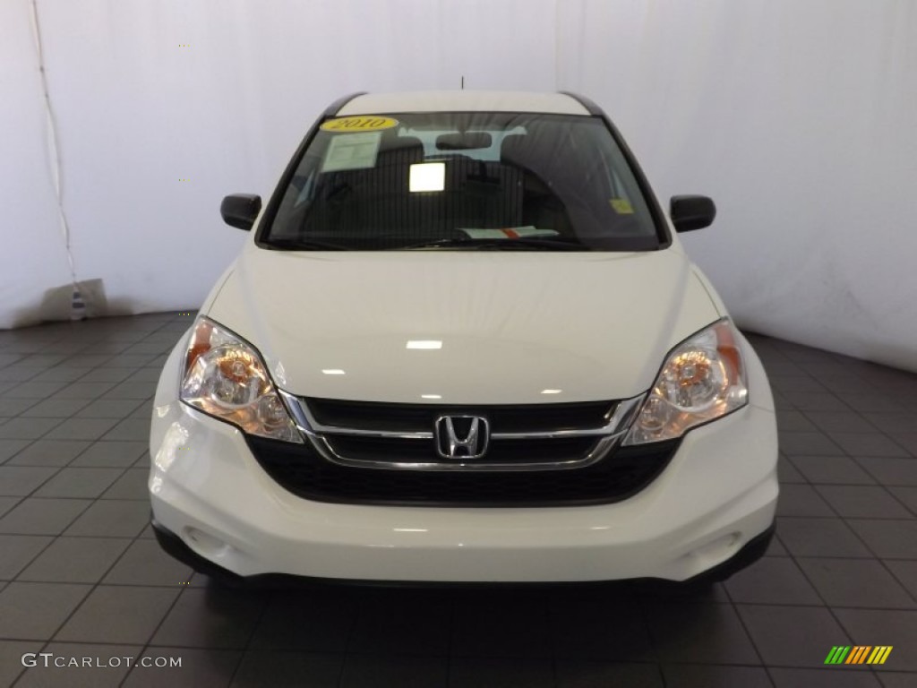 2010 CR-V LX - Taffeta White / Gray photo #2