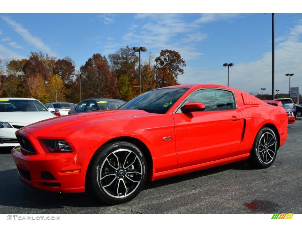 2013 Mustang GT Premium Coupe - Race Red / Charcoal Black photo #6