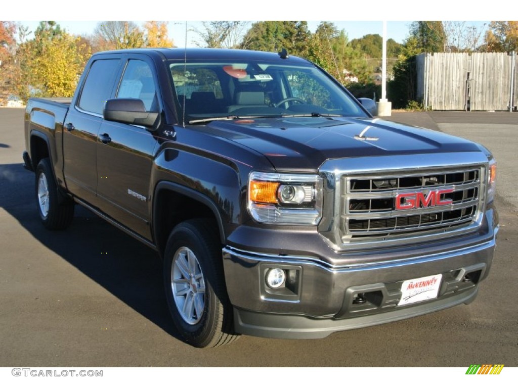 2014 Sierra 1500 SLE Crew Cab 4x4 - Bronze Alloy Metallic / Jet Black photo #1