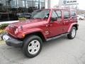 2011 Deep Cherry Red Jeep Wrangler Unlimited Sahara 4x4  photo #1