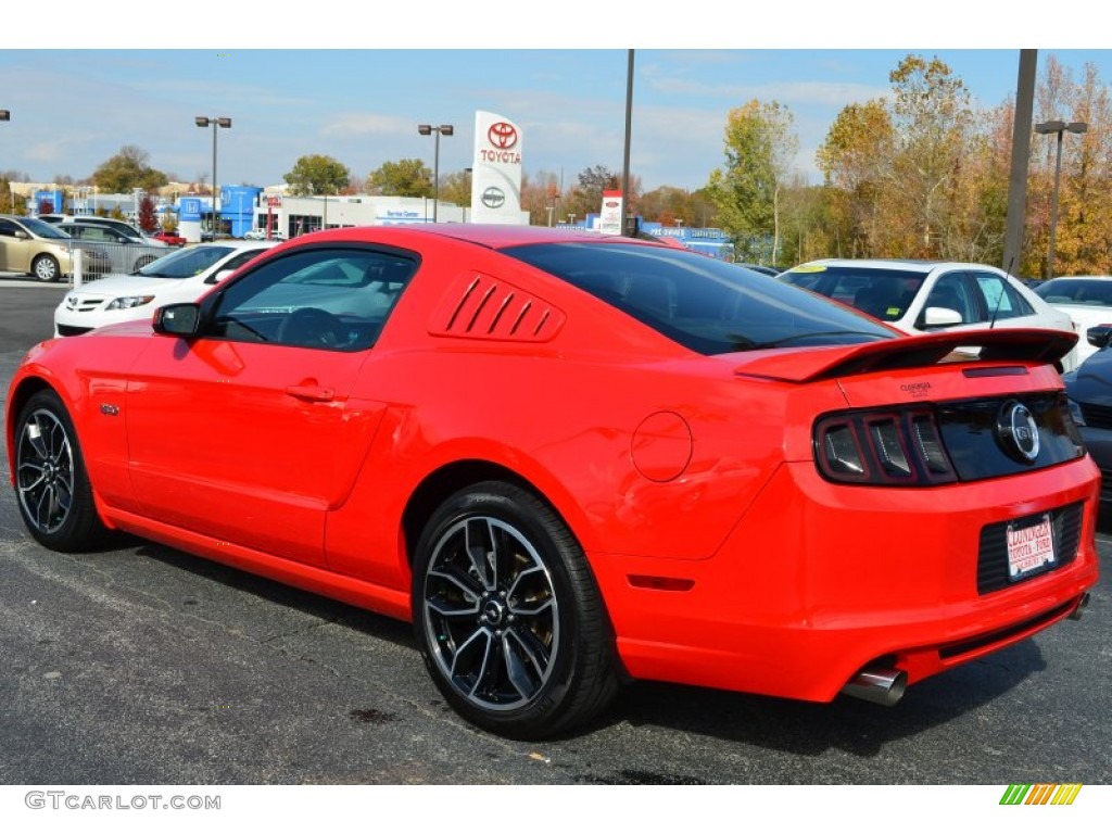 2013 Mustang GT Premium Coupe - Race Red / Charcoal Black photo #34
