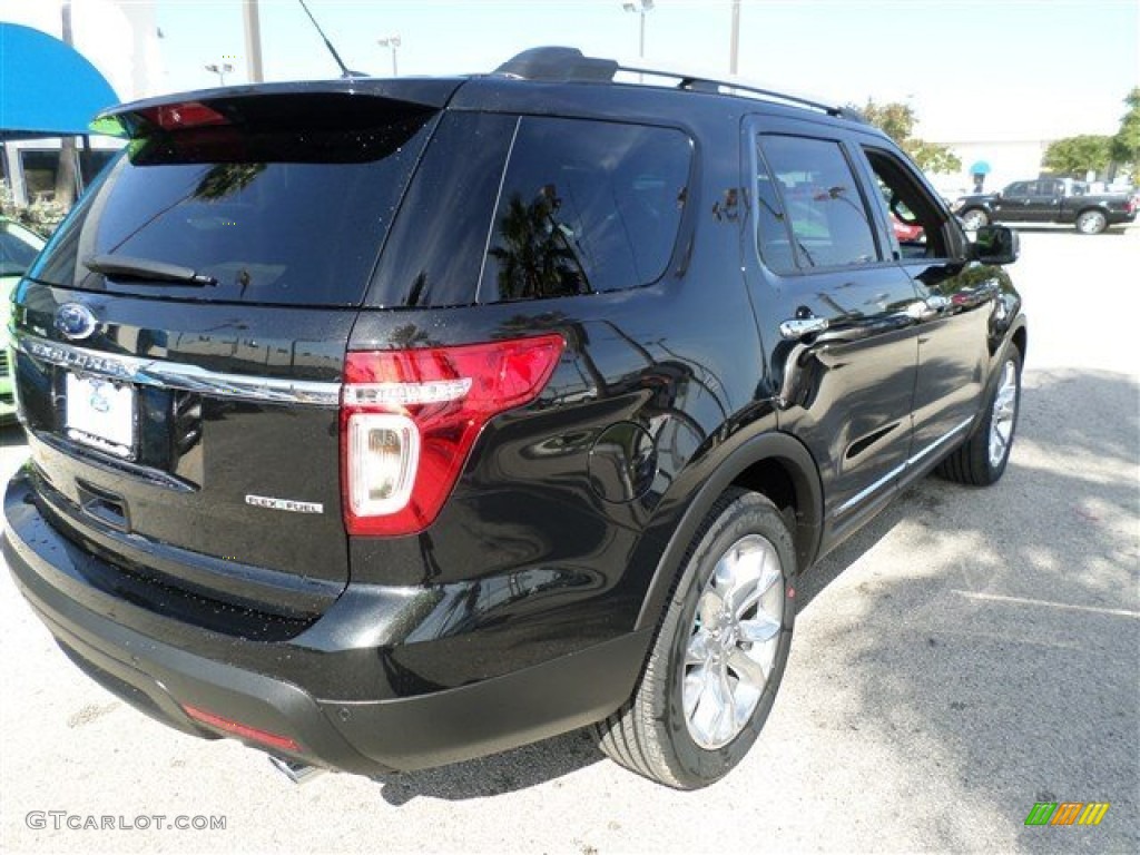 2014 Explorer Limited - Tuxedo Black / Medium Light Stone photo #5