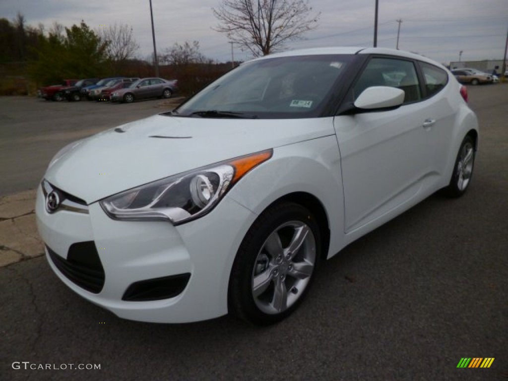 2013 Veloster  - Elite White Pearl / Black photo #3