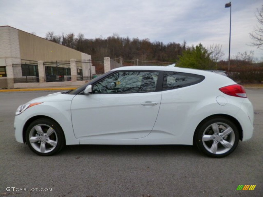 2013 Veloster  - Elite White Pearl / Black photo #4