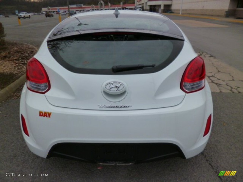 2013 Veloster  - Elite White Pearl / Black photo #6