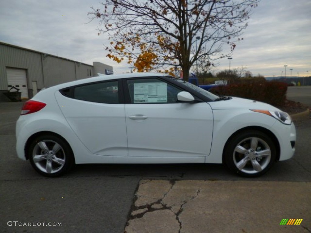2013 Veloster  - Elite White Pearl / Black photo #8