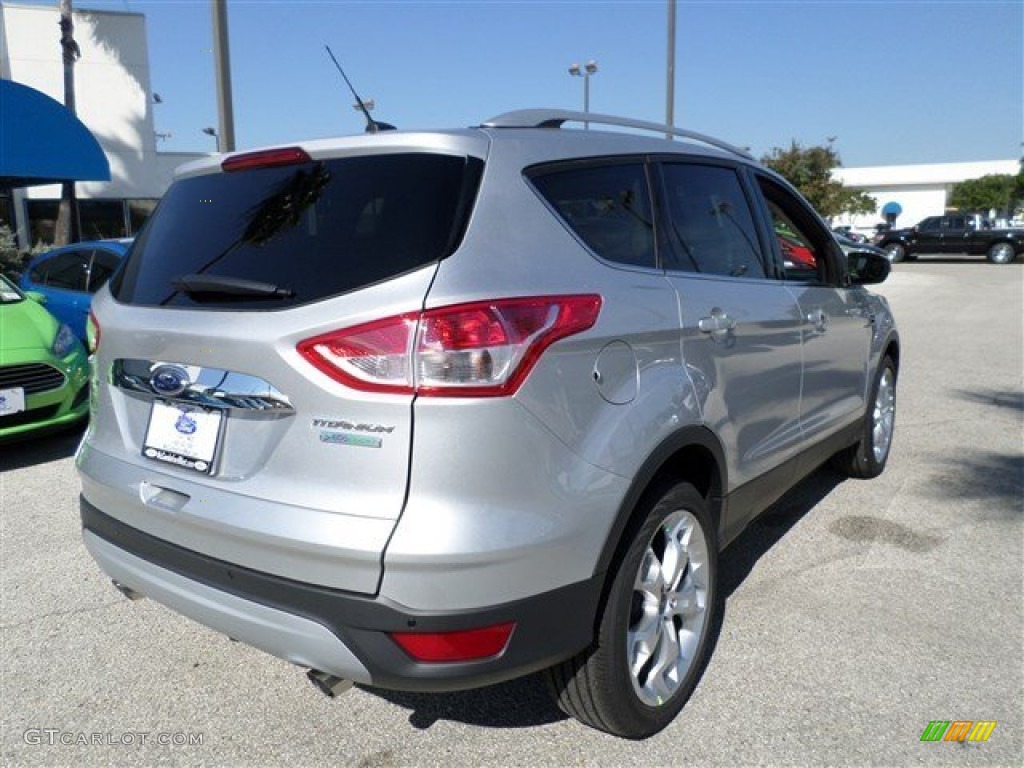 2014 Escape Titanium 1.6L EcoBoost - Ingot Silver / Medium Light Stone photo #5