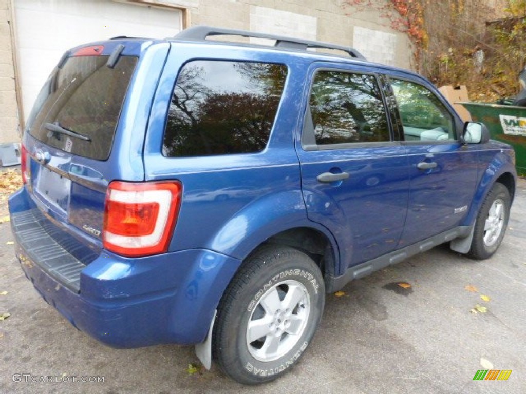 2008 Escape XLT 4WD - Vista Blue Metallic / Stone photo #11