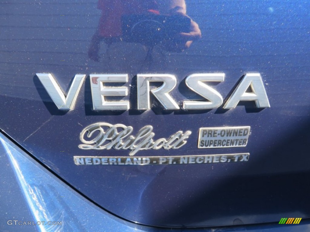 2008 Versa 1.8 SL Hatchback - Blue Onyx / Charcoal photo #22