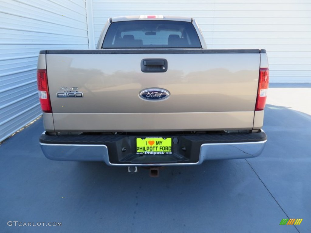 2005 F150 XLT SuperCab - Arizona Beige Metallic / Tan photo #5