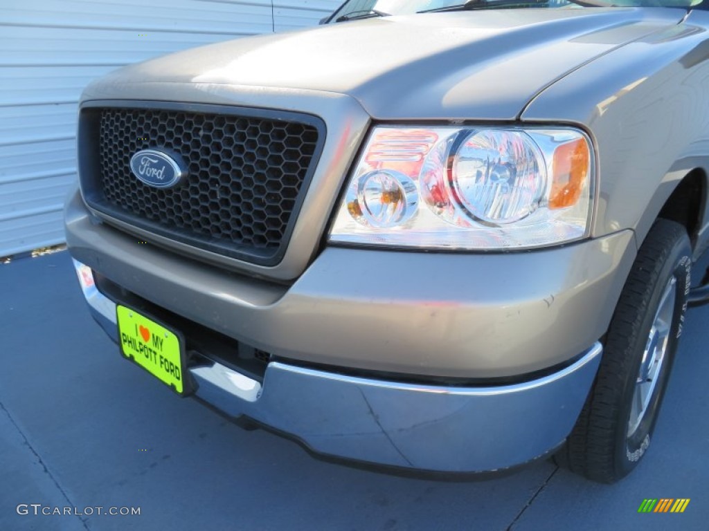 2005 F150 XLT SuperCab - Arizona Beige Metallic / Tan photo #11