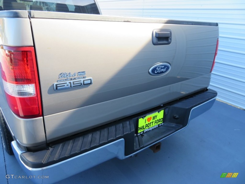 2005 F150 XLT SuperCab - Arizona Beige Metallic / Tan photo #19