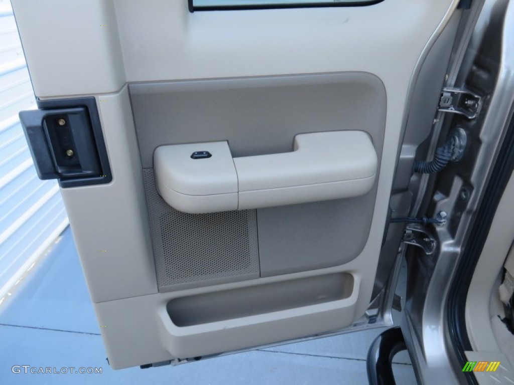 2005 F150 XLT SuperCab - Arizona Beige Metallic / Tan photo #30