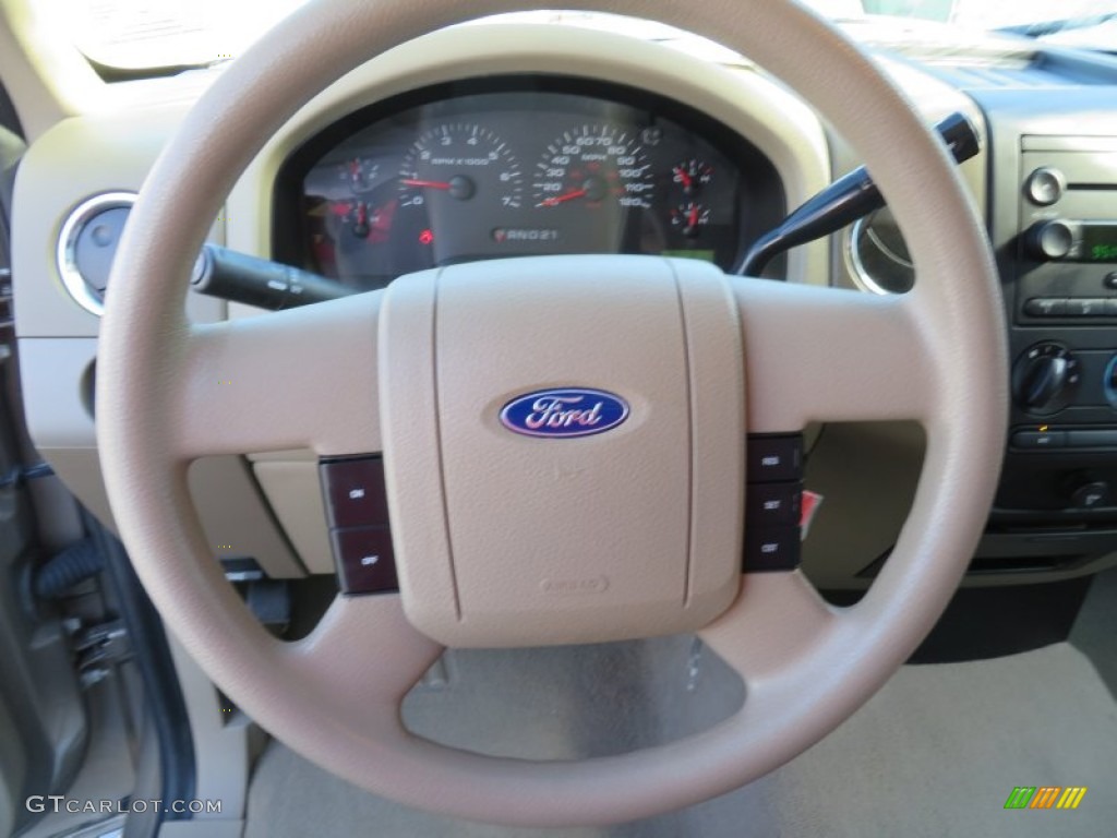 2005 F150 XLT SuperCab - Arizona Beige Metallic / Tan photo #41