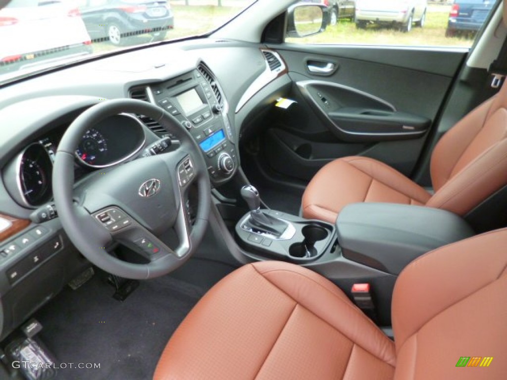 Saddle Interior 2014 Hyundai Santa Fe Sport 2.0T AWD Photo #87838548