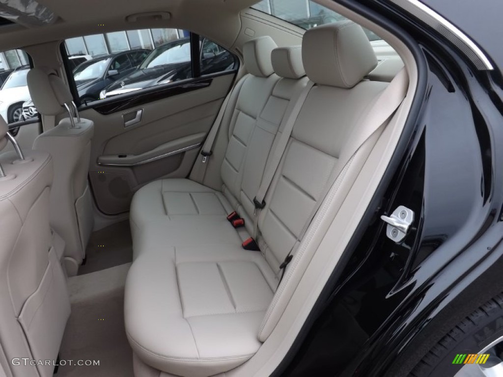 2014 E 350 4Matic Sedan - Black / Silk Beige/Espresso Brown photo #6