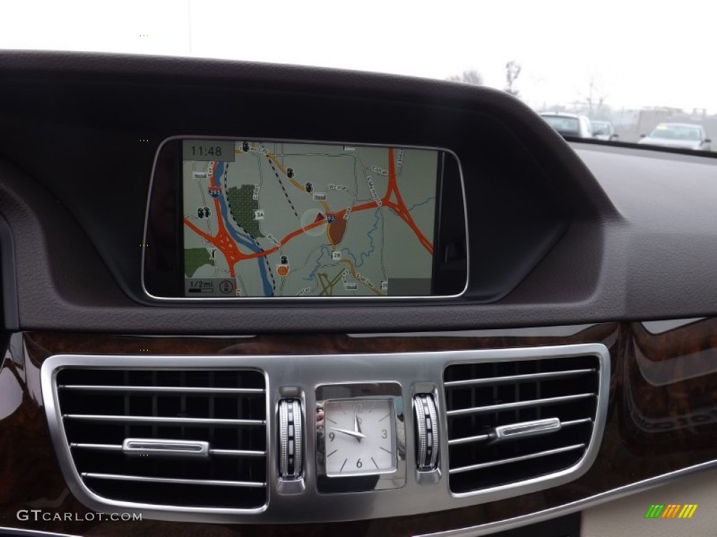 2014 E 350 4Matic Sedan - Black / Silk Beige/Espresso Brown photo #9