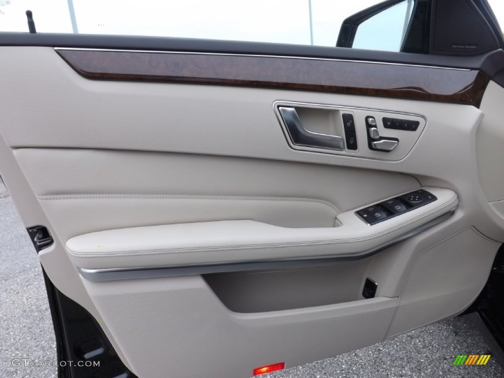 2014 E 350 4Matic Sedan - Black / Silk Beige/Espresso Brown photo #12